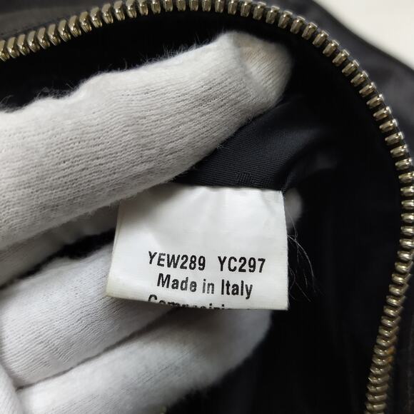 Emporio Armani Black Leather Zipper Closure Hobo Shoulder Bag - Picture 12 of 16